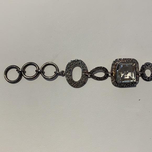 Sterling Silver Quartz Multi-shape bracelet - Picture 4 of 6